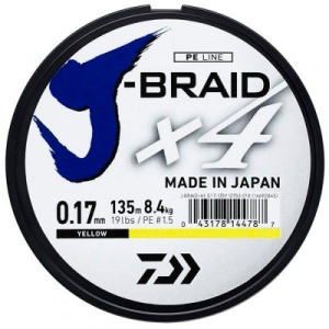 Плетеный шнур Daiwa J-BRAIDX4 0.19мм