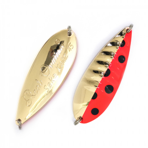 Блесна FUJIWARA Sake Katz Real Ovation 45гр Fluo Золотой-Красный