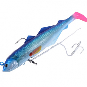 Джиг оснащенный westin Big Bob 730гр (Синий Glamour)