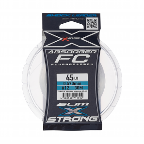 YGK X-BRAID FC ABSORBER SLIM&STRONG 30м