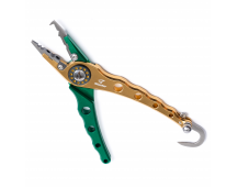 Пассатижи Jigging Master Elite Fishing Large Plier Integrated Hand Gaff (Green/Gold)